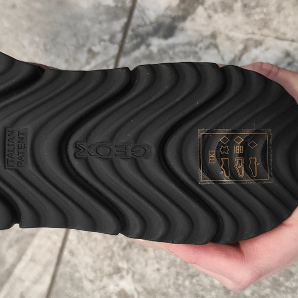 Geox Porthya Black Brown Leather Biker Boots Booties Brand New size EU 40 US 10 - Picture 10 of 11